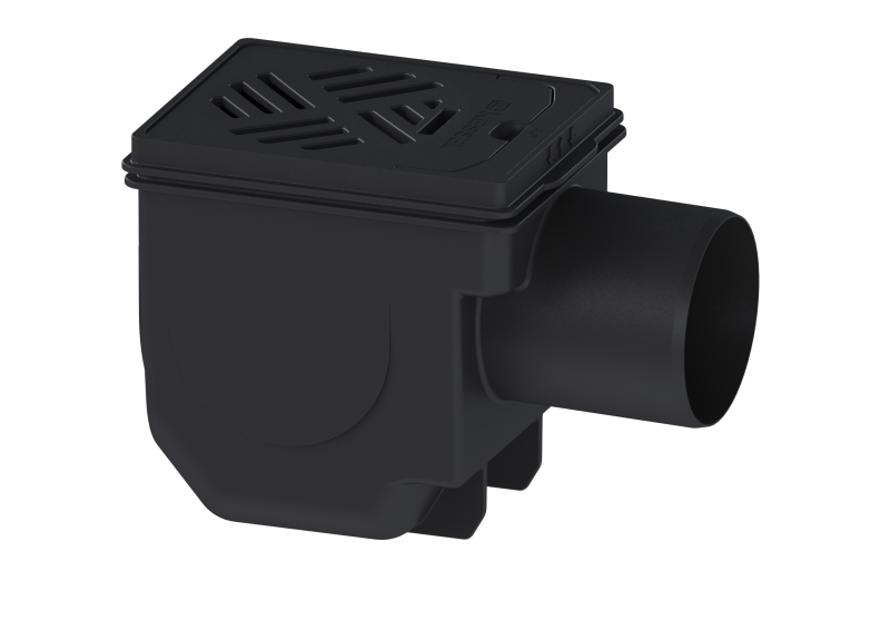 Kellerablauf Drehfix DN 100, Rost schwarz, Typ 5 | 2015-08-20