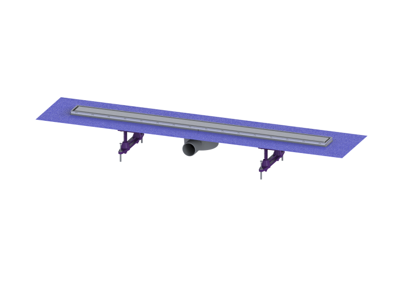 Duschrinne Linearis Compact L: 950 mm, DN 50, WaD, K 3, Multistop