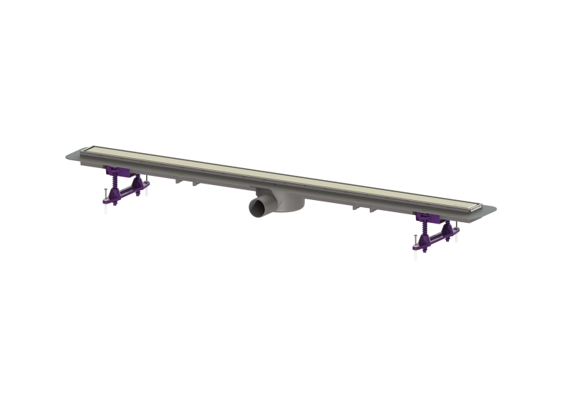 Duschrinne Linearis Compact L: 1150 mm, DN 50, K 3, Multistop