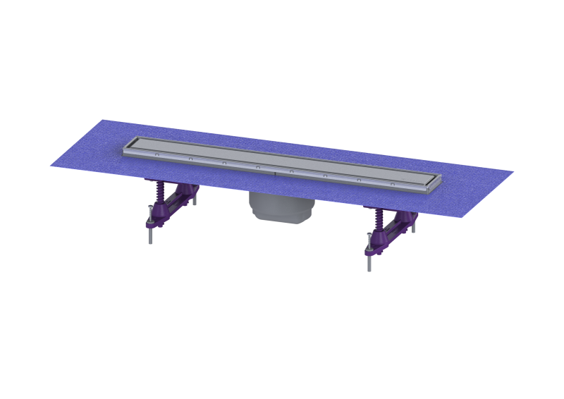 Aufsatzstück Linearis Compact L: 550 mm, Sys 100, V2A Abdeckung, K 3 | 2018-02-01