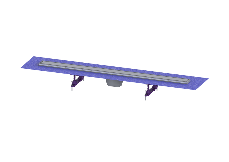 Aufsatzstück Linearis Compact L: 1050 mm, Sys 100, V2A Abdeckung, K 3 | 2018-02-01