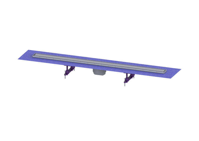 Aufsatzstück Linearis Compact L: 1150 mm, Sys 100, V2A Abdeckung, K 3 | 2018-02-01