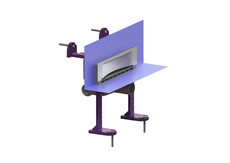 Wandablauf Scada mAbd Wave, V2A, bef. Dichtmanschette