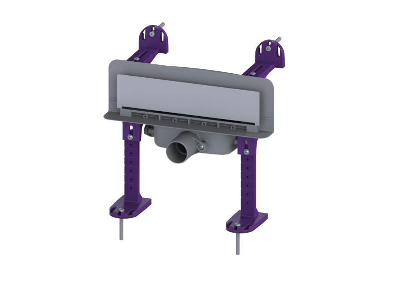 Wandablauf Scada LED mAbd Edelstahl V2A, Belaghöhe max. 10 mm