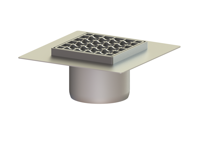Aufsatzstück Ferrofix Sys 125, Klebefl., Gitterr., 138x138 mm | 2010-08-13
