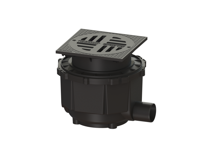 Hofablauf System 400, DN 100, B, 380 - 510 mm | 1963-07-01