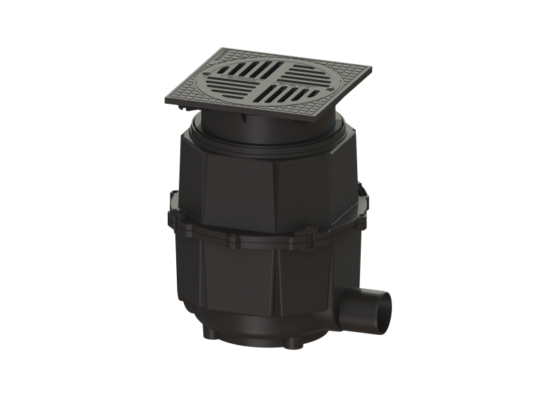 Hofablauf System 400, DN 100, A, 580 - 710 mm | 1963-07-01