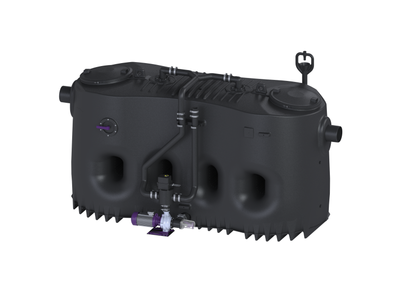 Fettabscheider EasyClean free NS 15, Auto Mix & Pump, rechts | 2024-08-01