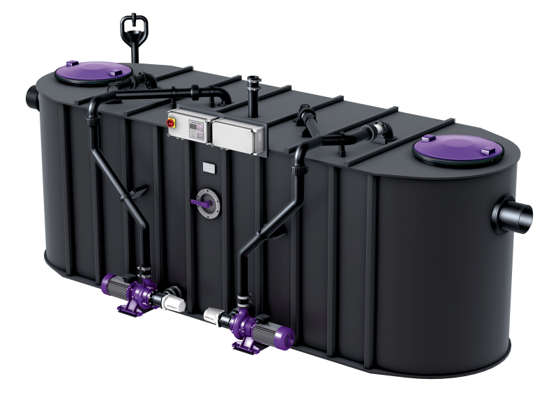 Fettabscheider EasyClean free NS 25, Auto Mix, IL