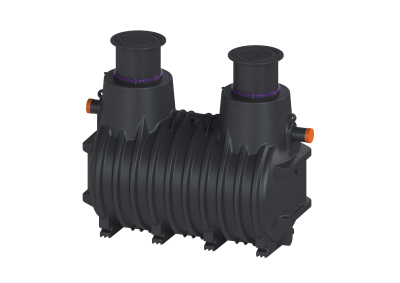 Koaleszenzabscheider EasyOil NS 6, Klasse I, 5800 l, B, In/Outlet PE