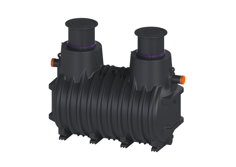 Koaleszenzabscheider EasyOil NS 6, Klasse I, 5800 l, D, In/Outlet PE