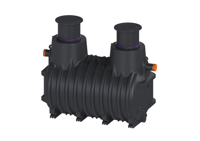 Koaleszenzabscheider EasyOil NS 10, Klasse I, 5800 l, D, In/Outlet PE