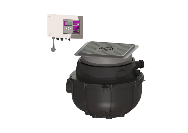 Hebeanlage Aqualift M Underfloor, Duo, GTF 1200, res, schw. | 2021-02-01