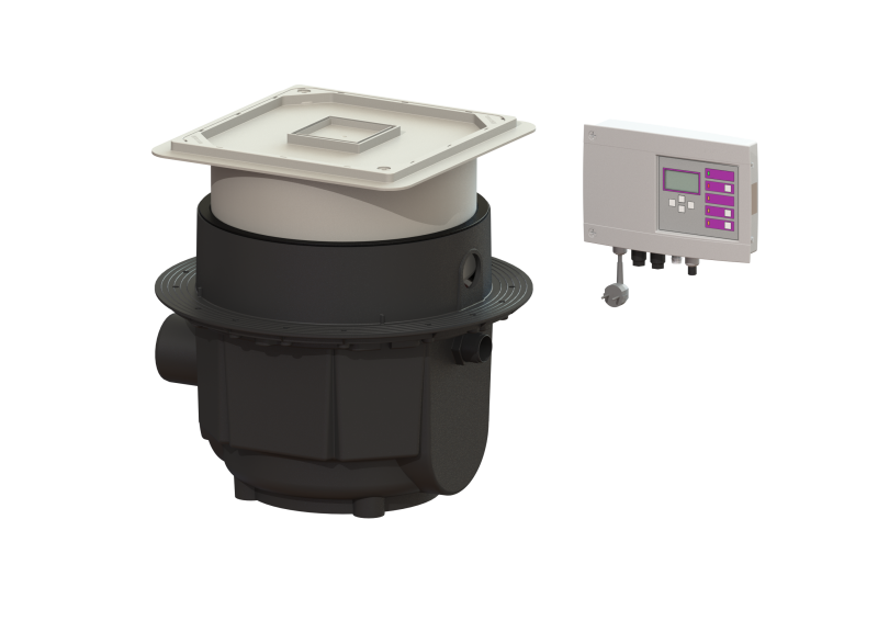Hebeanlage Aqualift F Duo, KTP 1000, Bodenplatte, befliesbar | 2012-03-01