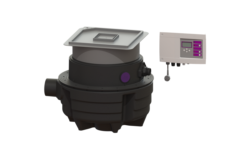 Hebeanlage Aqualift F Compact Duo, SPZ 1000, Bodenpl., befliesbar | 2017-08-01