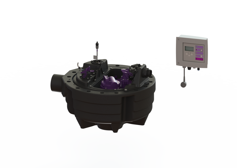 Hebeanlage Aqualift M Mono, KTP 1000, freie Aufstellung | 2015-12-01