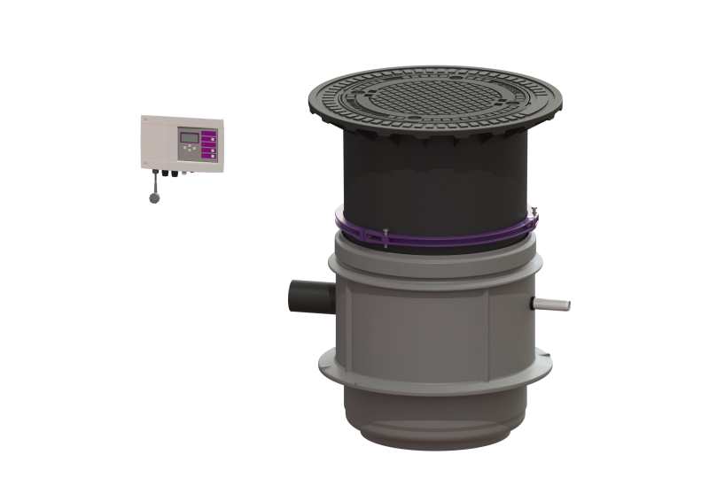 Pumpstation Aquapump Medium Duo, GTF 600, 800-1250 mm, Klasse B | 2017-02-01