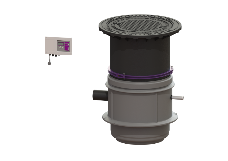 Pumpstation Aquapump Medium Duo, GTF 600, 800-1250 mm, Klasse D | 2017-02-01