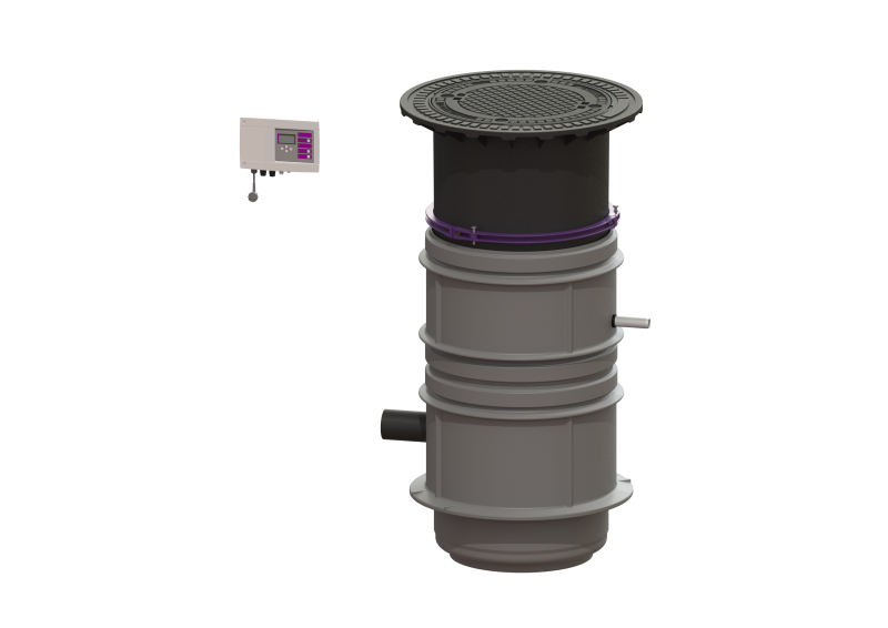 Pumpstation Aquapump Medium Duo, GTF 600, 1300-1750 mm, Klasse B | 2017-02-01