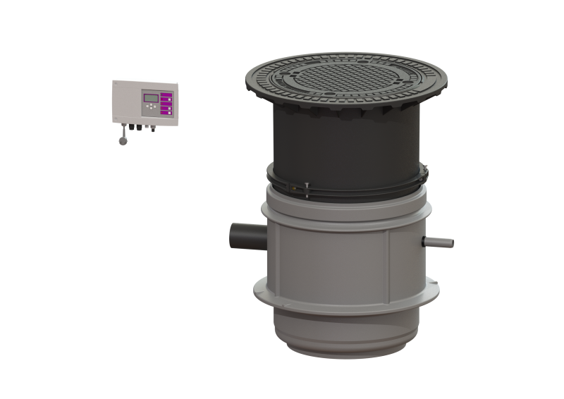 Pumpstation Aquapump Medium Duo, GTF 1200-S3, 800-1200 mm, B | 2010-04-01