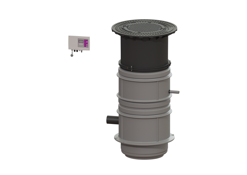 Pumpstation Aquapump Medium Duo, GTF 1200-S3, 1300-1750 mm, B | 2010-04-01