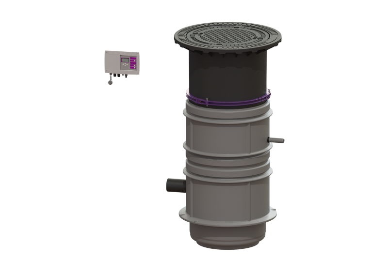 Pumpstation Aquapump Medium Duo, GTF 1200, 1300-1750 mm, Klasse D | 2017-02-01