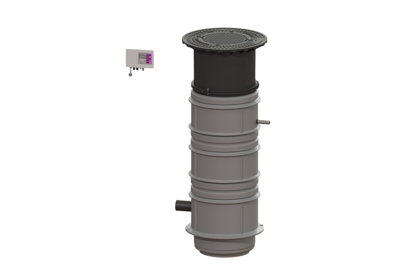 Pumpstation Aquapump Medium Duo, GTF 1200-S3, 1800-2250 mm, B | 2010-04-01