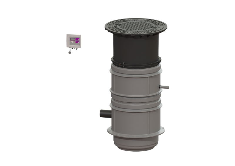 Pumpstation Aquapump Medium Tronic, GTF 1200-S3, 1300-1750 mm, B | 2010-04-01