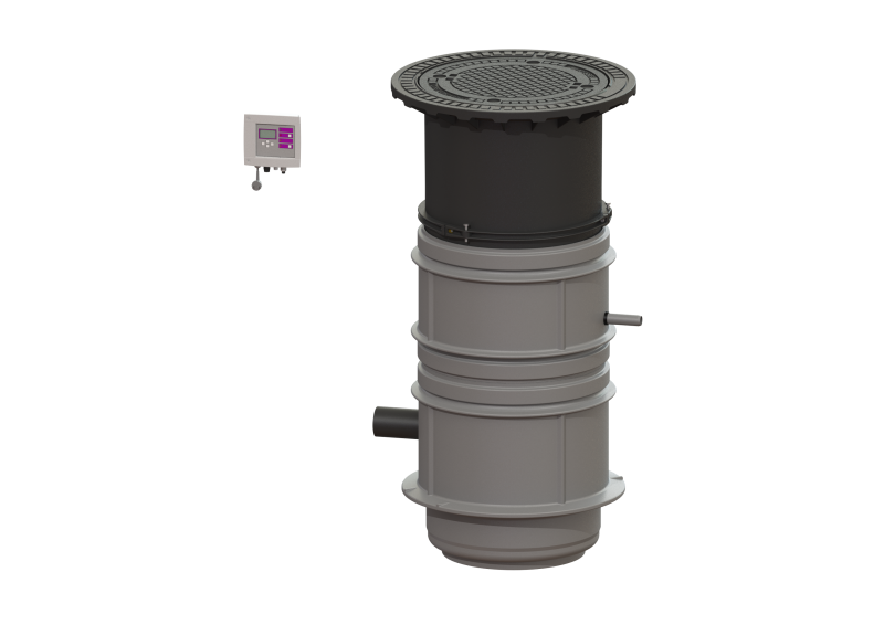 Pumpstation Aquapump Medium Tronic, GTF 1200-S3, 1300-1750 mm, D | 2010-04-01