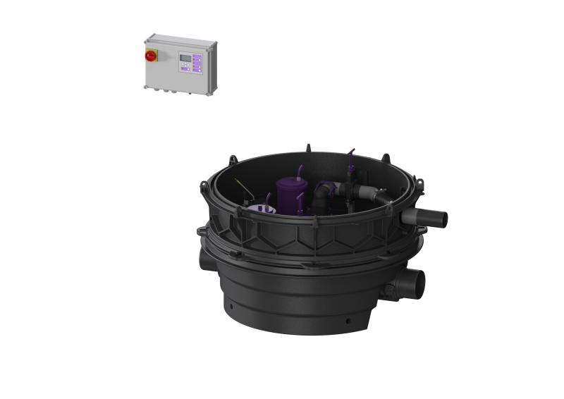 Rückstauhebeanlage Ecolift XL Duo, 2 mech. Klappen, SPF 1500-S3 | 2015-02-01