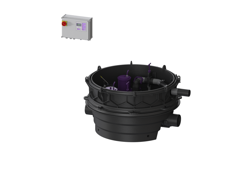 Rückstauhebeanlage Ecolift XL Duo, 2 mech. Klappen, SPF 3000-S3 | 2015-02-01