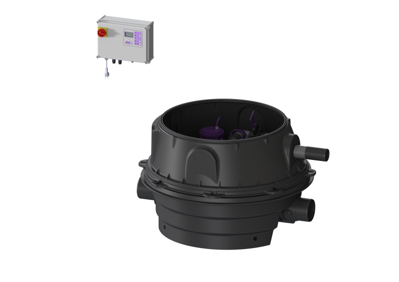 Rückstauhebeanlage Ecolift XL Duo, 2 mech. Klappen, SPF 1400-S1, Konus | 2015-02-01
