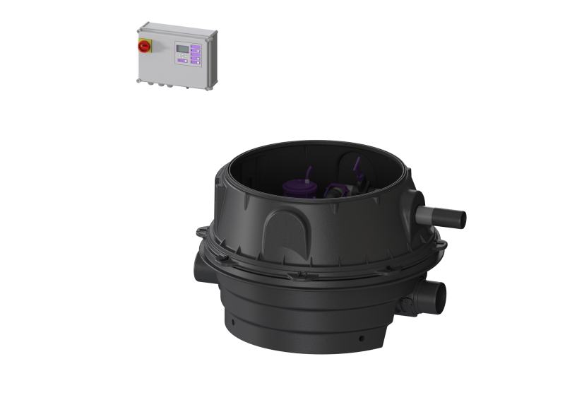Rückstauhebeanlage Ecolift XL Duo, 2 mech. Klappen, SPF 1500-S1, Konus | 2015-02-01