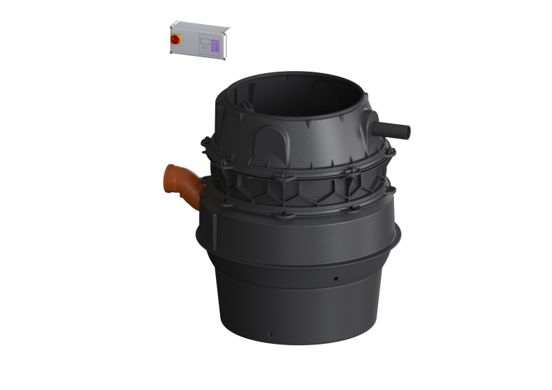Pumpstation Aquapump XL Duo, SPF 3000-S3, niedrigster Einbau | 2015-02-01