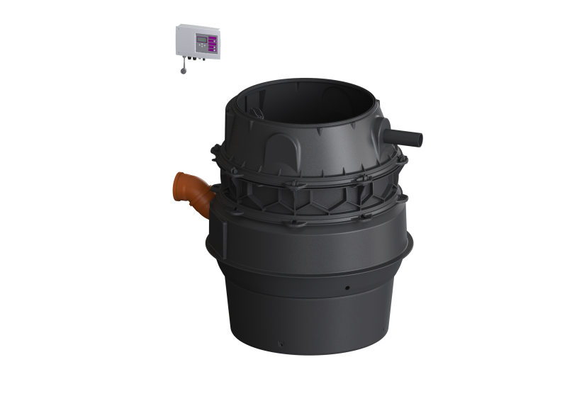 Pumpstation Aquapump XL Duo, SPF 1400-S1, niedrigster Einbau | 2015-02-01
