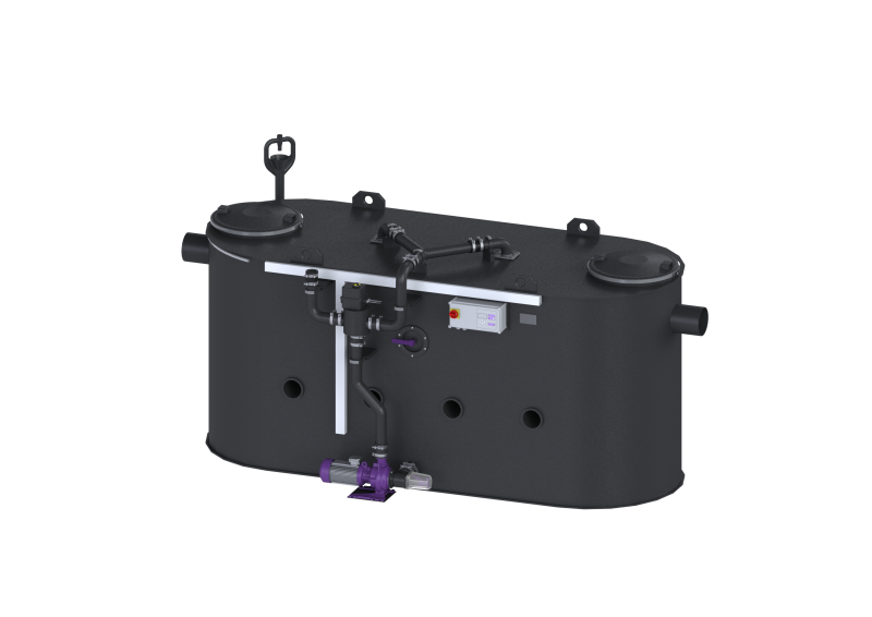 Fettabscheider EasyClean free DZ NS 15, Auto Mix & Pump, DZ | 2022-11-18