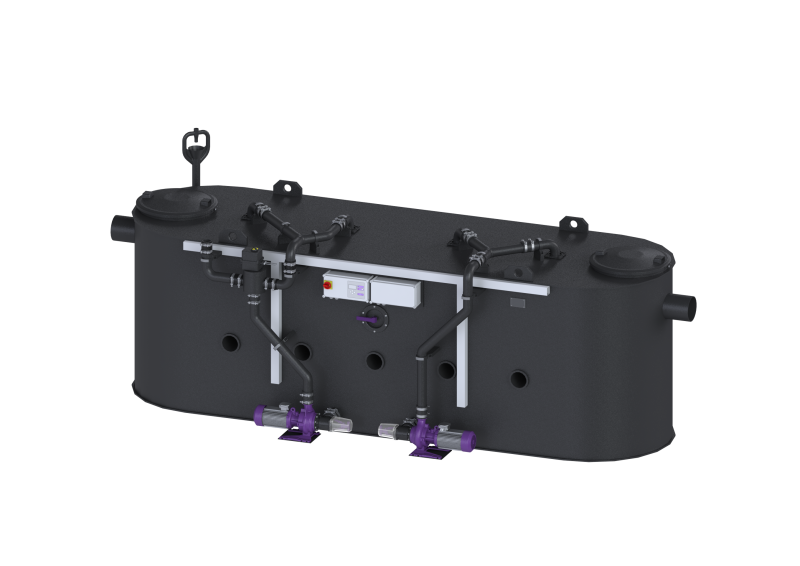 Fettabscheider EasyClean free DZ NS 20, Auto Mix & Pump, DZ | 2022-11-21