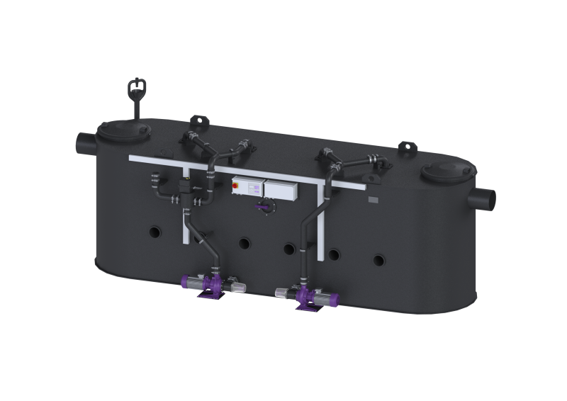 Fettabscheider EasyClean free DZ NS 30, Auto Mix & Pump, DZ | 2022-11-21