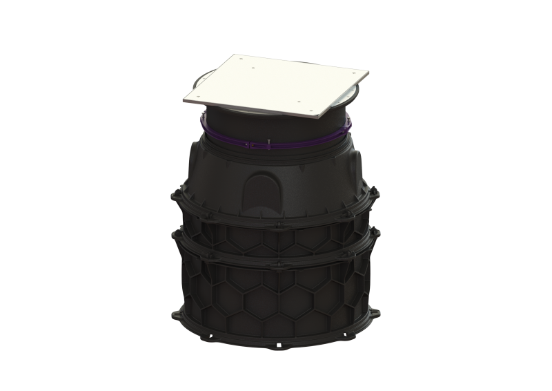 Schachtmodul LW 1000, Erdreich Zugang LW 800, 1146-1395 mm, Klasse A 15 | 2015-01-01